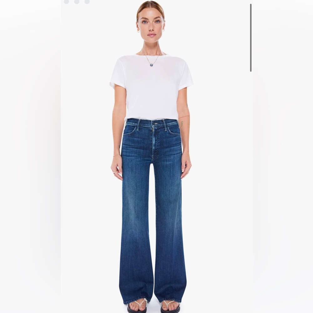 Wide Leg Mother Jeans